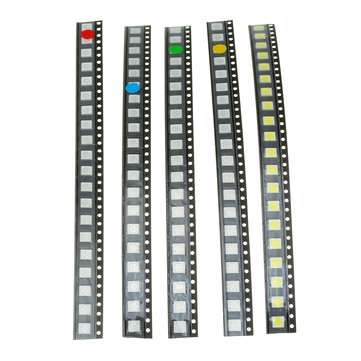 100Pcs 5 Colors 20 Each 5050 LED Diode Assortment SMD LED Diode Kit Green/RED/White/Blue/Yellow
