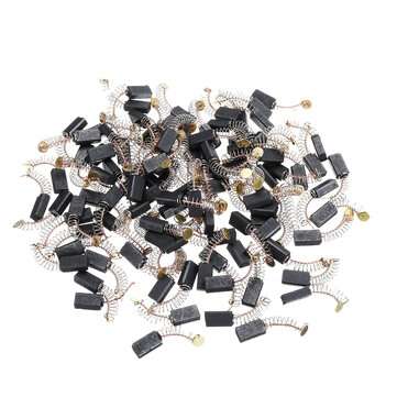 100Pcs 5x8x15mm Power Tool Carbon Brush Replacement For Bosch 6-100/20 Angle Grinder (TYPE: A)