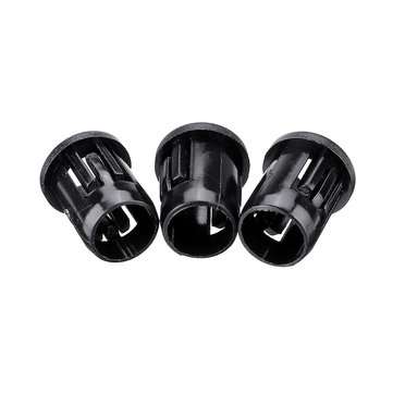 100pcs 5MM LED Holder Black Plastic Diode Lampshade Holder Clip Bezel Mount Light Case Cup Bezels Mo