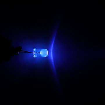 100pcs 5mm Round Purple UV LED Diode Super Bright Water Clear LED Light Lamp Purple Color
