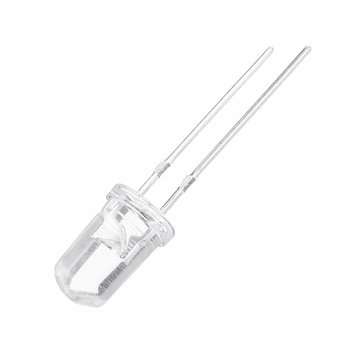 100pcs 5mm Round Purple UV LED Diode Super Bright Water Clear LED Light Lamp Purple Color