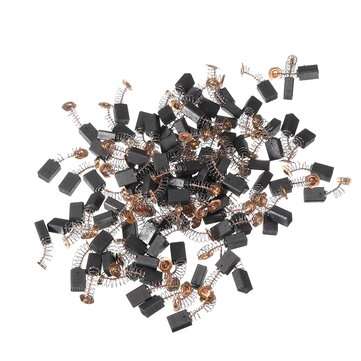 100Pcs 6x9x14mm Bilateral Self-stop Power Tool Carbon Brush 411# Replacement For Makita 9523NB Angle