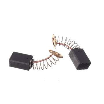 100Pcs 6x9x14mm Bilateral Self-stop Power Tool Carbon Brush 411# Replacement For Makita 9523NB Angle