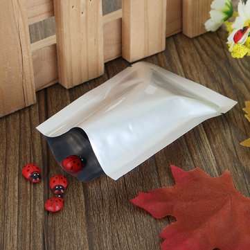 100Pcs 7x10cm Aluminium Foil Open Top Bags Food Storage Packaging Vacuum Sealer Bags