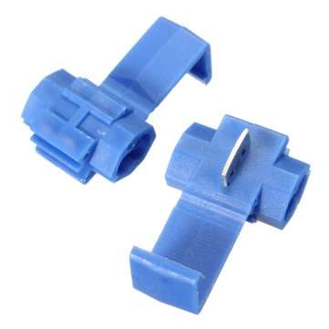 100Pcs Blue Scotch Lock Quick Splice Wire Connector Terminals
