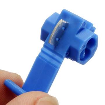 100Pcs Blue Scotch Lock Quick Splice Wire Connector Terminals