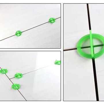 100pcs Cross Tile Leveling Recyclable Plastic Tile Leveling System Base Spacers Reusable Spacer Loca
