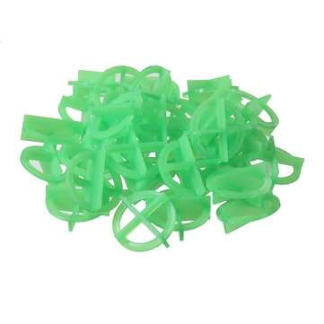 100pcs Cross Tile Leveling Recyclable Plastic Tile Leveling System Base Spacers Reusable Spacer Loca