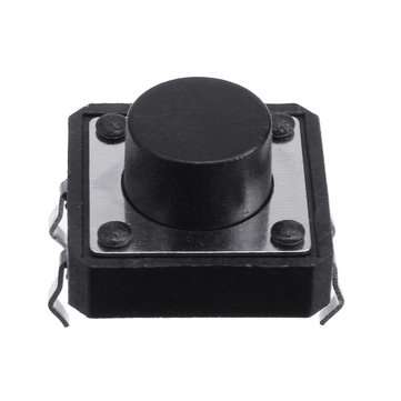 100pcs Momentary Tactile Push Button Switch 12x12x7mm