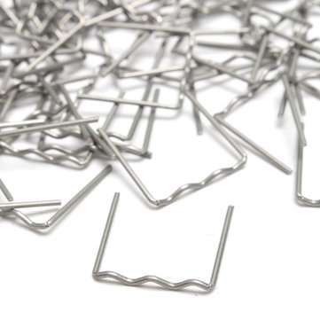 100PCS Pre Cut Flat Staples 0.8mm For Hot Plastic Staple Repair Tool For Car Repair