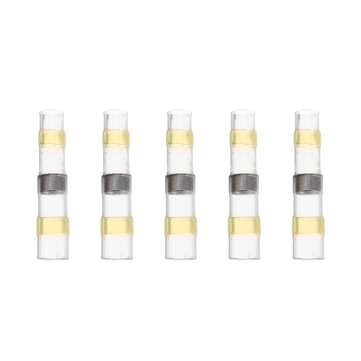 100Pcs Solder Sleeve Heat Shrink Butt Waterproof Wire Splice Connector Terminals