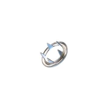 100Sets Handmade Sewing Sliver Metal Prong Snap Buttons Press Studs Fasteners Baby Romper Buckle But