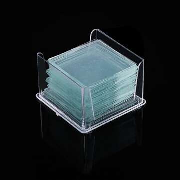 100Pcs/Box 22x22mm Transparent Slides Coverslips Special Cover Glass Microscope Consumables