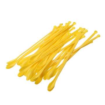 100Pcs/Lot 20cm Plastic Double Size Head Weighing And Dispensing Small Lab Spoon