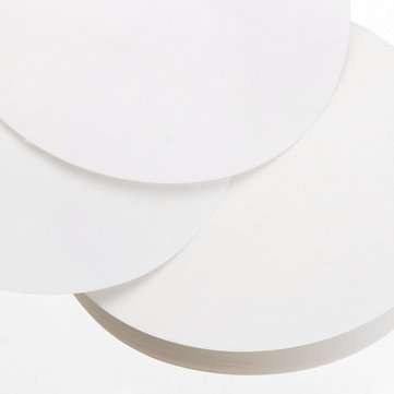 100Pcs/Set 7/9/11/12.5/15/18cm Quantitative Filter Paper Ashless Circular Funnel Filte... (SIZE: #2)