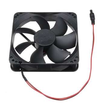 100W 12V/24V Solar Panel Powered Exhaust Fan Waterproof USB Solar Exhaust Fan