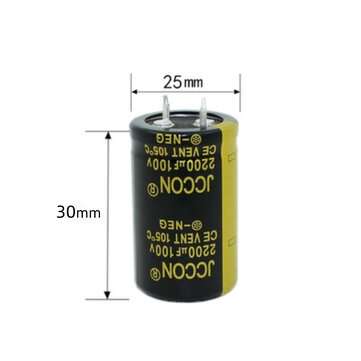 100V 2200uf Audio Power Amplifier Filter Inverter Capacitor 25x30mm 100V 2200F