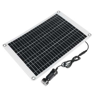 100W 12V ETFE Solar Panel Kit Phone Car Battery Charger System For Home Outdoor Camping