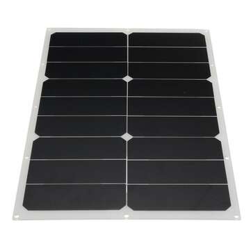 100W Max Solar Panel Outdoor Portable DIY Solar Power Panel For RV Emergency Lights
