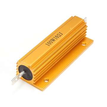 100W Watt Power Metal Shell Case Wirewound Resistor (OHM: 4R)