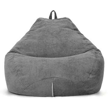 100x120cm Corduroy Bean Bag Cover Sofa Chair Cover Gamer Seat Protection (COLOR: DARKGREY)