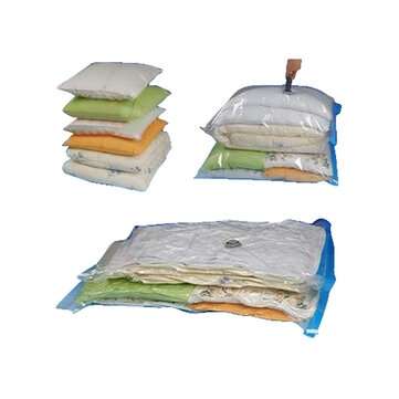 100x80cm Large Space Saver Vacuum Seal Storage Packing Bag for clothes Pillows Throws Seasonal Beddi
