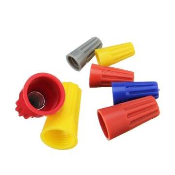 102PCS Wire Connector Twist Electrical Nut Spring Cap Assortment Set Multi-Color