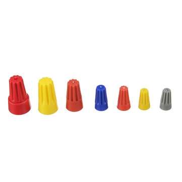 102PCS Wire Connector Twist Electrical Nut Spring Cap Assortment Set Multi-Color