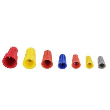 102PCS Wire Connector Twist Electrical Nut Spring Cap Assortment Set Multi-Color