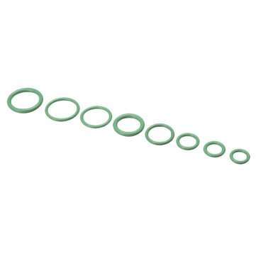 105 Pcs 8 Size HNBR Green Car Air Condition O Rings Seal Seal Ring Gaskets Repair Tool Kit Box