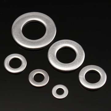 105Pcs Metric Flat Washers Stainless Steel Screw Repair Kit M3/M4/M5/M6/M8/M10
