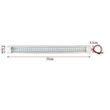 108 LED Car Interior Strip Lights Independent Switch Caravan Truck Camper Lamp 12V-80V