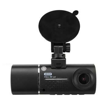 1080P Car DVR Dual Lens Front & Inside Dash Cam 170 G-sensor IR Night Vision HD Camera Recorder