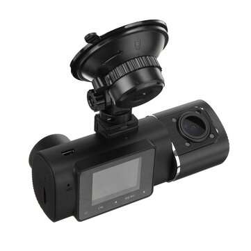 1080P Car DVR Dual Lens Front & Inside Dash Cam 170 G-sensor IR Night Vision HD Camera Recorder