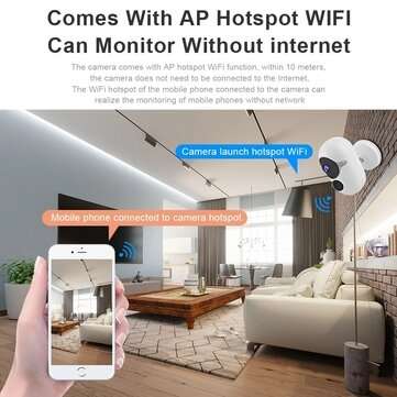 1080P 2.0MP Wireless Battery IP Camera Waterproof Outdoor Rechargeable Batteries Camera Can Use Sola