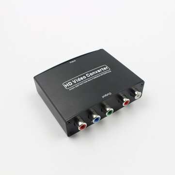 1080P HDMI to YPbPr 5RCA RGB + R/L Video Audio Converter Adapter HDMI to Component... (PLUG: USPLUG)