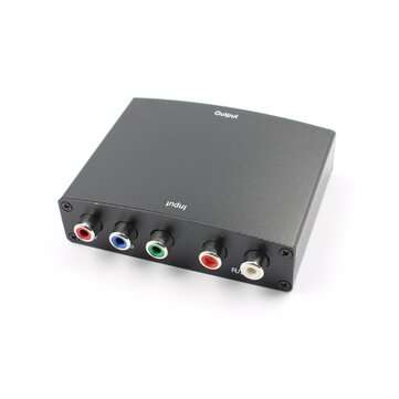 1080P YPBPR to HDMI Video Audio Converter Component to HDMI RGB to HDMI Converter ... (PLUG: USPLUG)