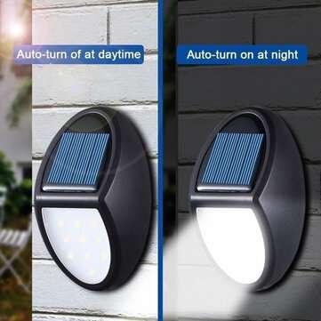 10LED Solar Power Wall Light Waterproof Outdoor Garden Yard Lamp Pathway