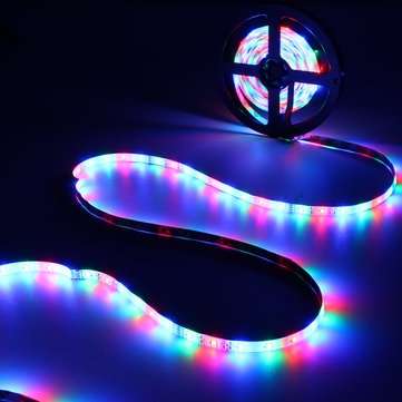 10M 600 LED Color Changing SMD3528 RGB LED Strip Tape Rope Light Kit + IR Controller + Adapter DC12V