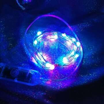 10M 33FT Built-in IC Individual Control USB RGB LED String Light + 12 Modes Remote Control for Chris