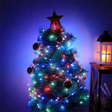 10M 33FT Built-in IC Individual Control USB RGB LED String Light + 12 Modes Remote Control for Chris