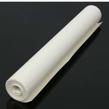 10m Brick Pattern 3D Textured Non-woven Flocking Wallpaper White Wall Paper Roll (No Glue)