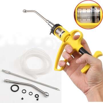 10ml Continuous Injection Self Refill Vaccinator Poultry Syringe