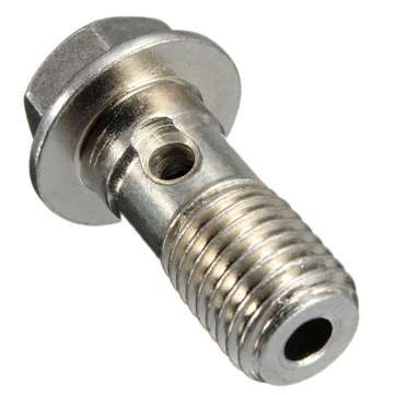 10mm M10x1.25 Chrome Banjo Bolt Brake Caliper Master Cylinder Fitting