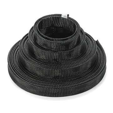 10mm Braided Expandable Auto Wire Cable Sleeving High Density Sheathing (LENGTH: 5M)