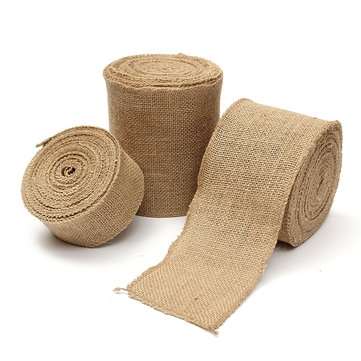 10mx30cm Burlap Table Runners Hessian Roll Fabric Jute Rustic Home Decorations