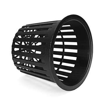10Pcs  Black Mesh Net Hydroponic Aeroponic Flower Container Plant Grow Pot Cup Planting Baskets