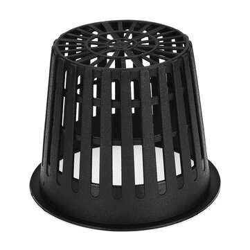 10Pcs  Black Mesh Net Hydroponic Aeroponic Flower Container Plant Grow Pot Cup Planting Baskets