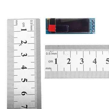 10pcs 0.91 Inch 128x32 IIC I2C White OLED Display Module SSD1306 Driver IIC DC 3.3V 5V