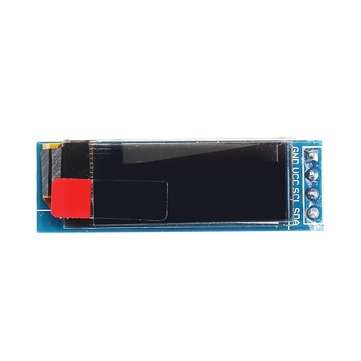 10pcs 0.91 Inch 128x32 IIC I2C White OLED Display Module SSD1306 Driver IIC DC 3.3V 5V